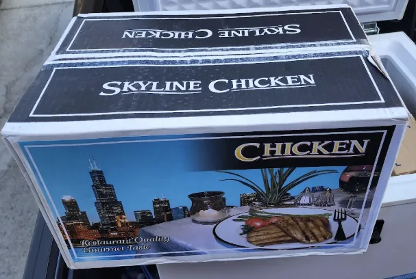 Real Skyline Chicken case packaging