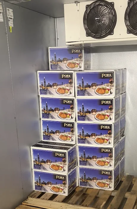 Authentic packaged pork inventory